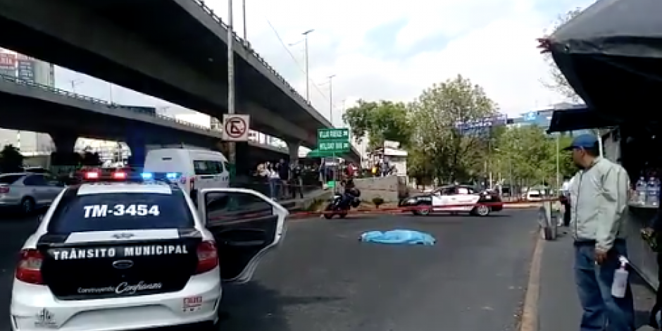 Mujer pierde la vida tras descender de transporte público en Naucalpan