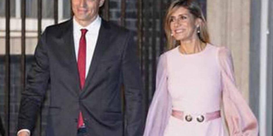 Esposa de presidente español dio positivo a prueba de Covid-19