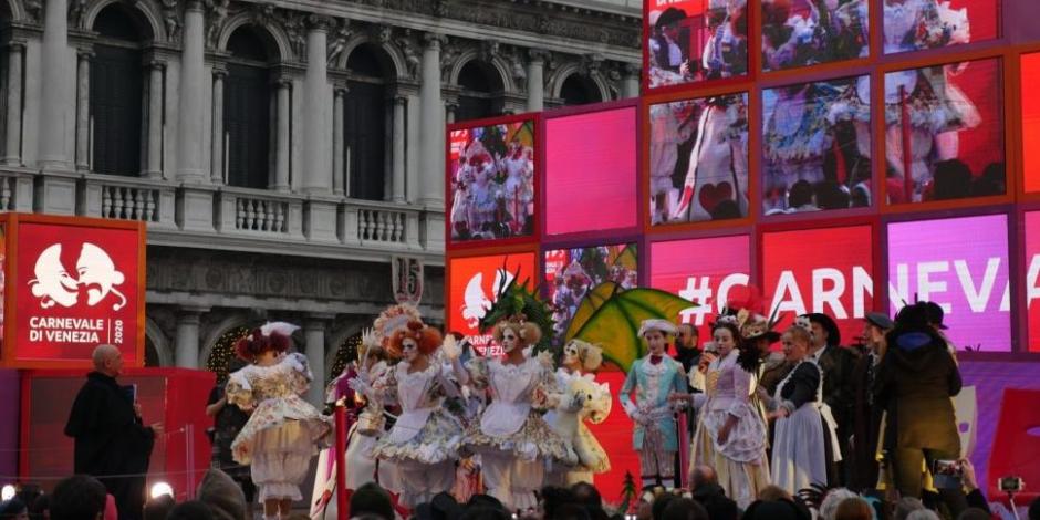 Clausuran el Carnaval de Venecia por coronavirus