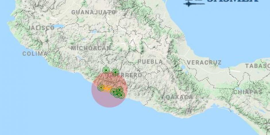 Se registra sismo de 5.2 grados en Guerrero