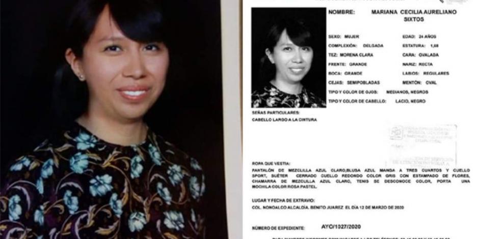 Buscan a Mariana, alumna de la UNAM que desapareció en CDMX