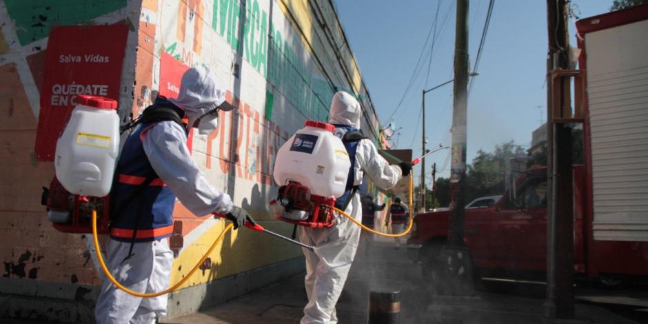 Alcaldía Benito Juárez cumple mes y medio de desinfecciones diarias