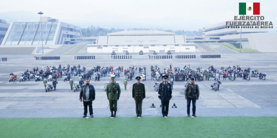 Realiza Sedena Rodada conmemorativa al día del Ejército y Fuerza Aérea (FOTOS)