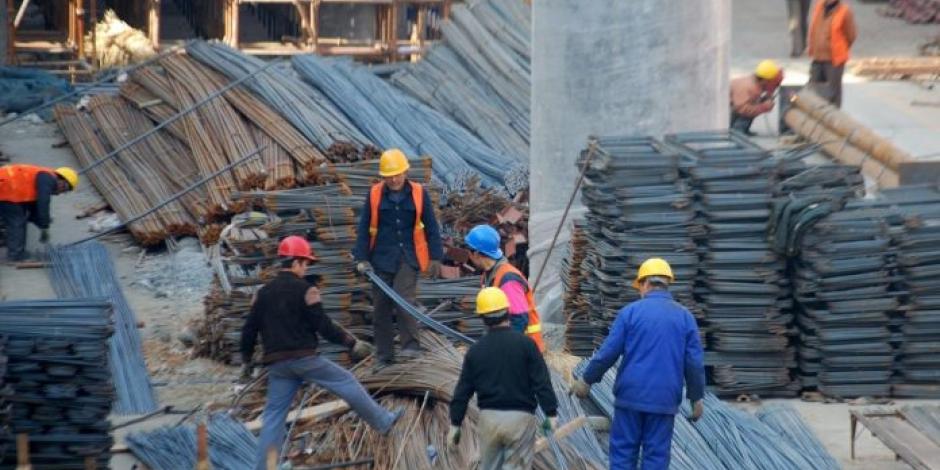 Sector de la construcción cae 9% a tasa anual y suma 17 meses a la baja