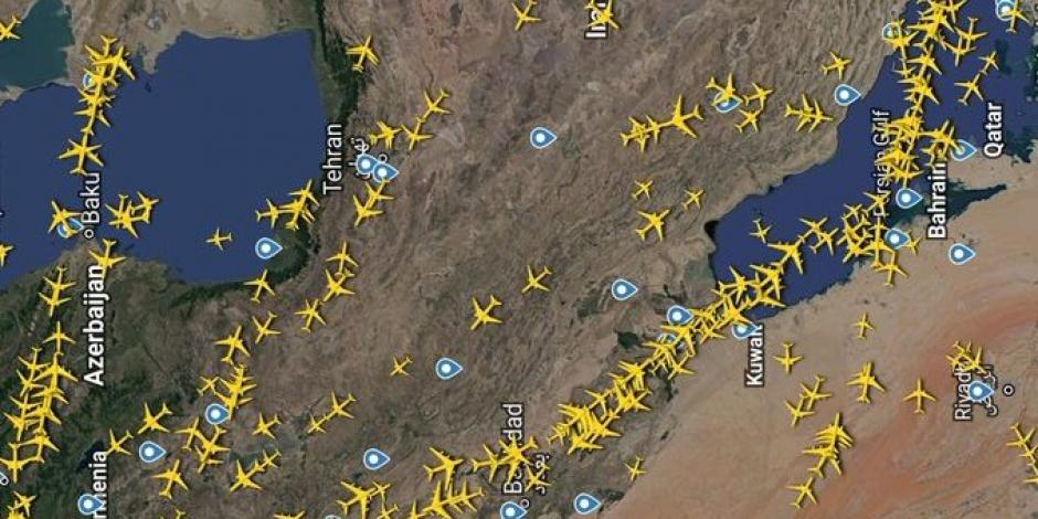 Prohíbe EU a sus aviones civiles sobrevolar Irak e Irán