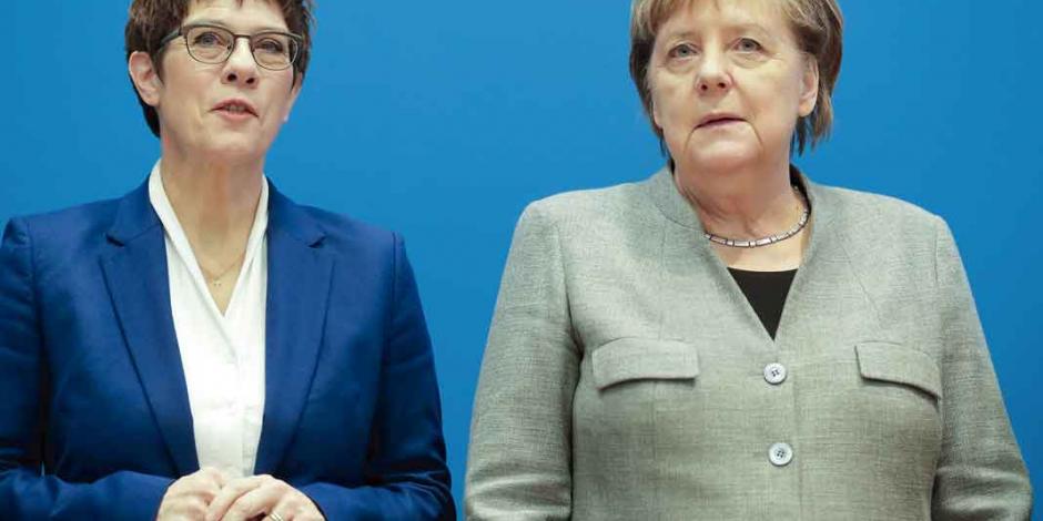 Peligra permanencia del partido de Merkel