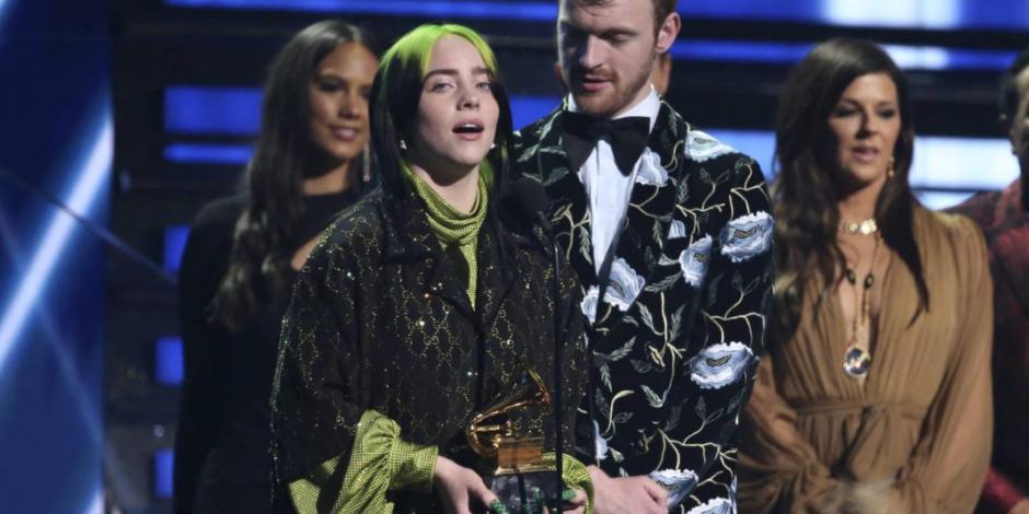 Billie Eilish se corona como la máxima galardonada en premios Grammy 2020