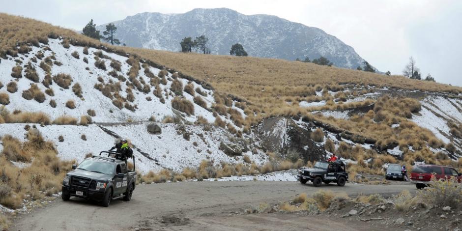 Rescatan a ocho ciclistas extraviados en el Nevado de Toluca