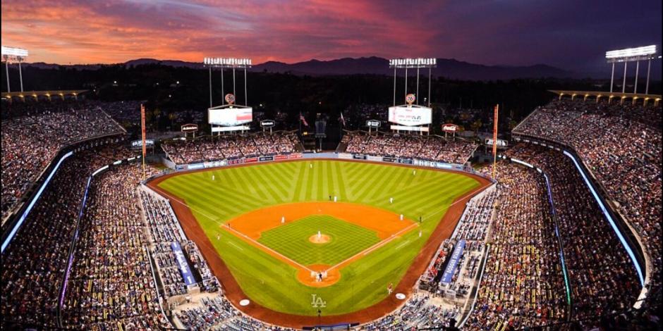 El parque de los Dodgers de Los Ángeles.