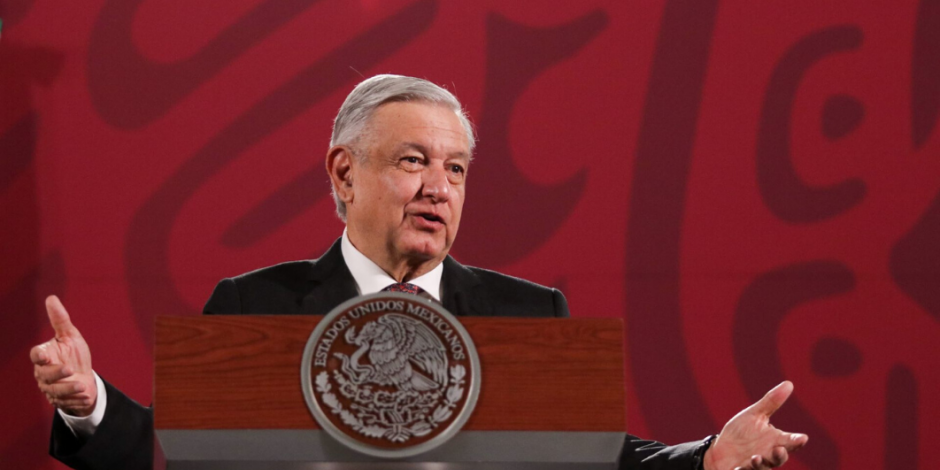 El presidente de México, Andrés Manuel López Obrador, el 27 de mayo de 2020.