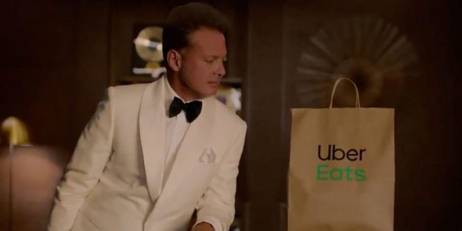 Luis Miguel aparece en comercial de Uber Eats