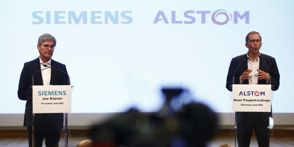 UE rechaza fusión de negocios de trenes de Alstom y Siemens