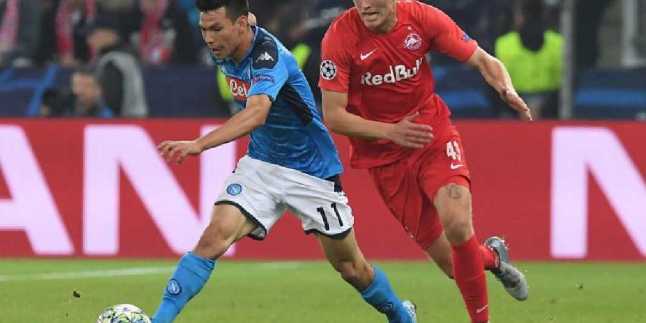 "Chucky" Lozano ayuda al Napoli a seguir de líder en Champions