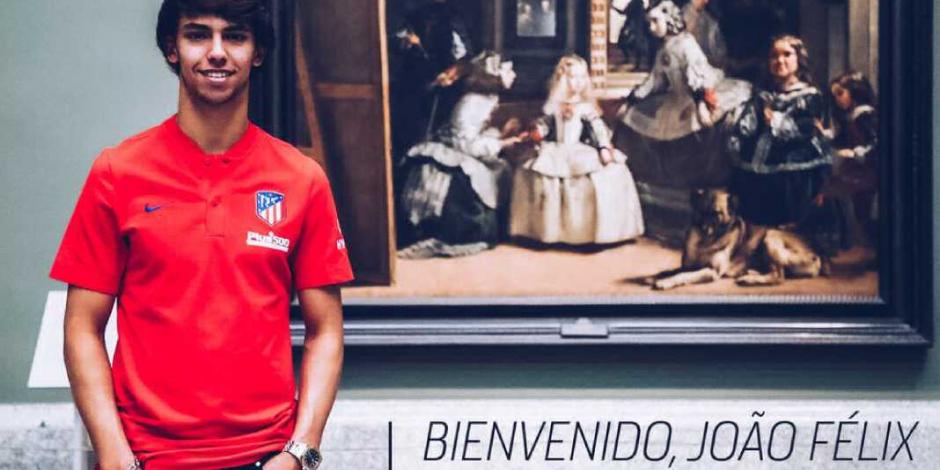 Atlético de Madrid hace oficial la llegada de Joao Félix