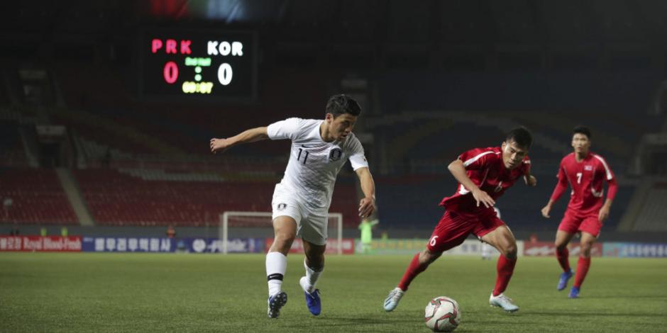 Las dos Coreas igualan sin goles a puerta cerrada rumbo a Qatar 2022
