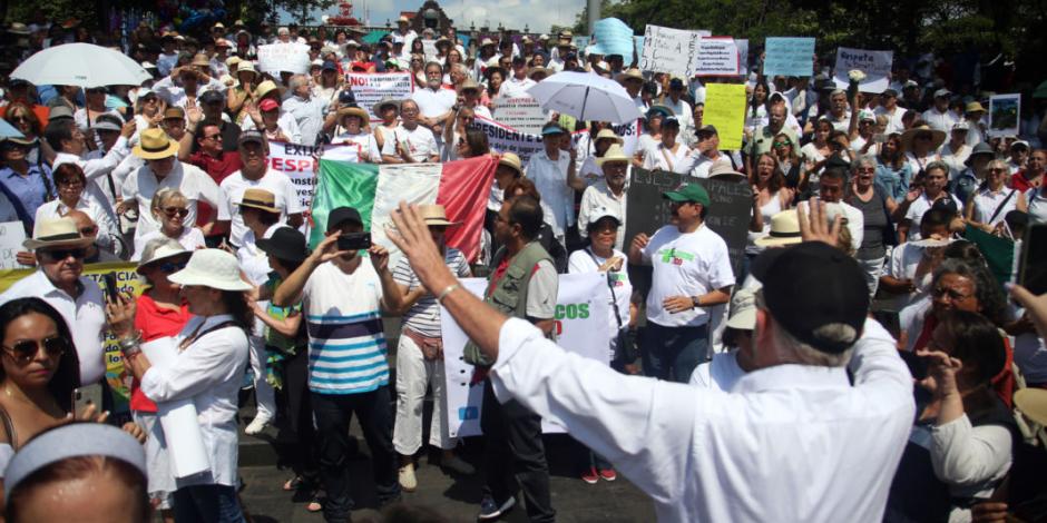 Convocan colectivos a marcha de protesta el 1 de septiembre