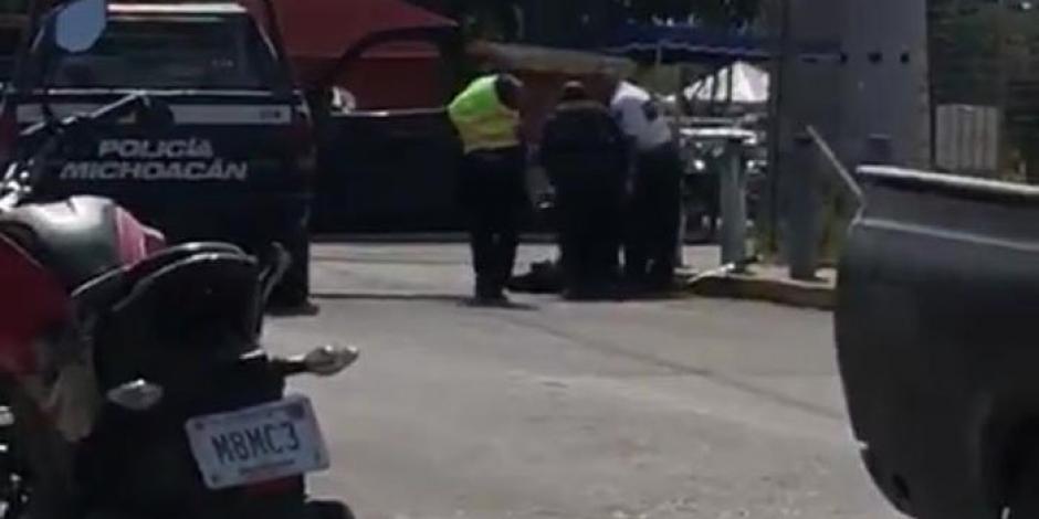 VIDEO: Registran balacera en Zamora, Michoacán; hay 3 detenidos