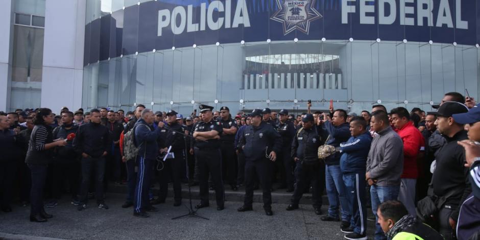 Policías federales disidentes no planean protestar durante el fin de semana