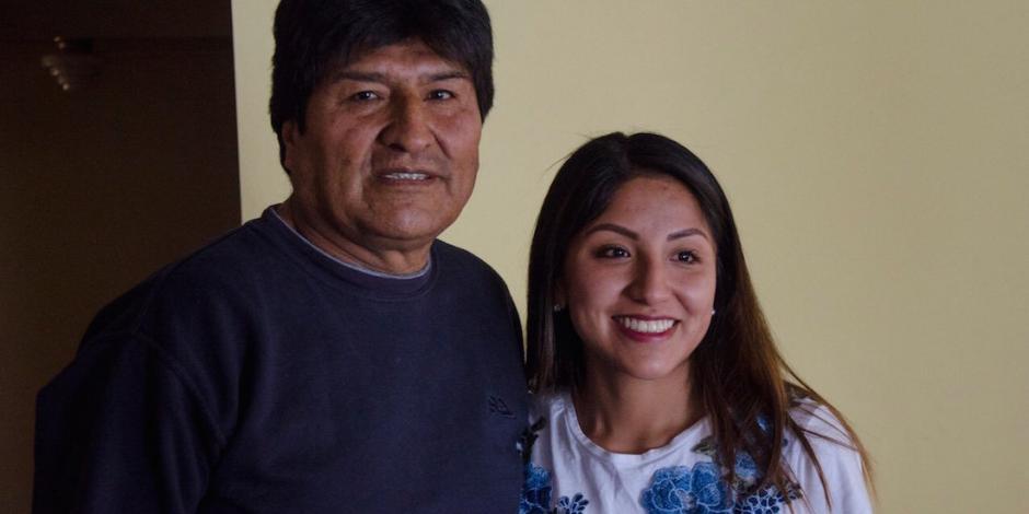 Bolivia autoriza salida de hija de Evo Morales para asilarse en México