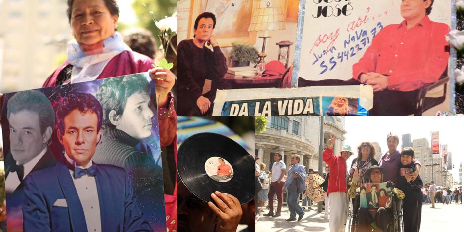 FOTOS: Con flores, cantos y música, fans dan último adiós a José José