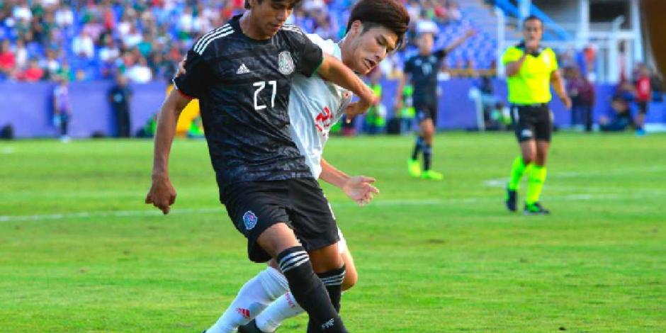 México Sub 22 empata contra Japón en duelo de preparación