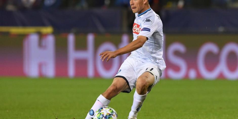 Hirving Lozano juega los 90 minutos en empate entre Napoli y Gante