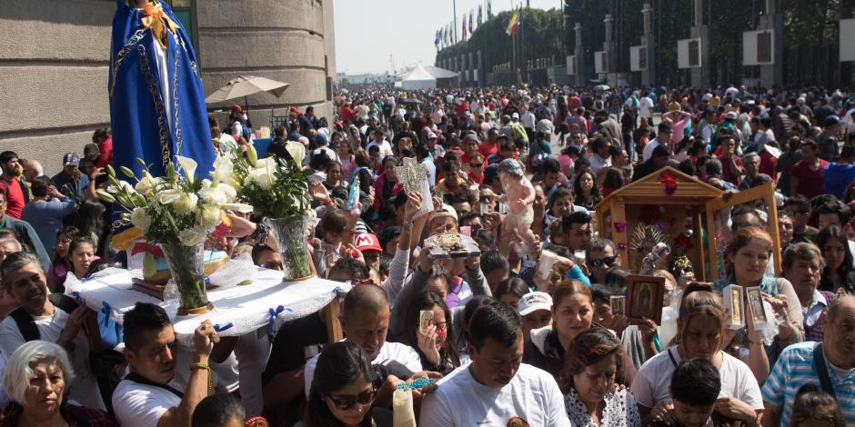 En 3 días, 10.6 millones de peregrinos han visitado la Basílica: Sheinbaum