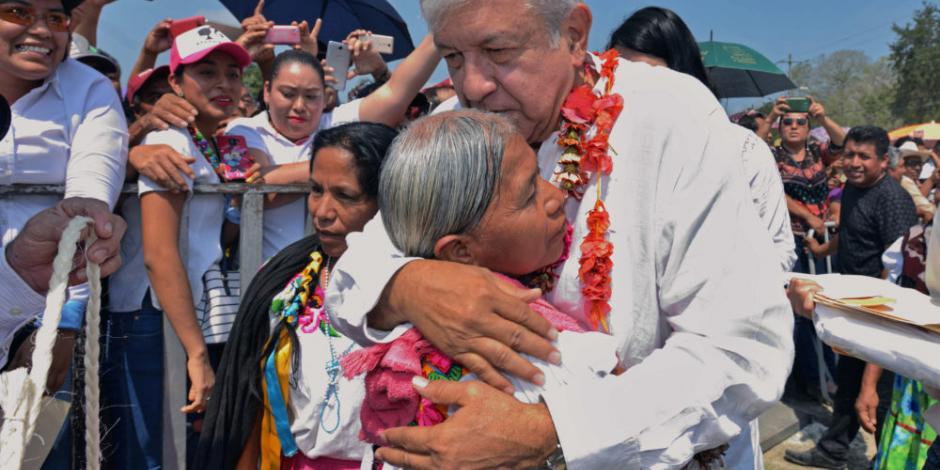 Reciben apoyo 90% de adultos mayores, destaca López Obrador
