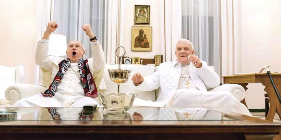 Los dos Papas, con mínima inspiración en hechos reales