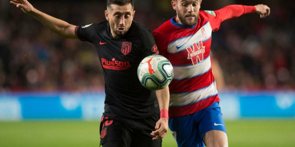 La asistencia de Herrera en el gol del Atlético ante el Granada