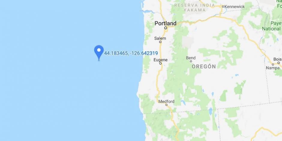 Terremoto de 6.3 sacude Oregon, en Estados Unidos