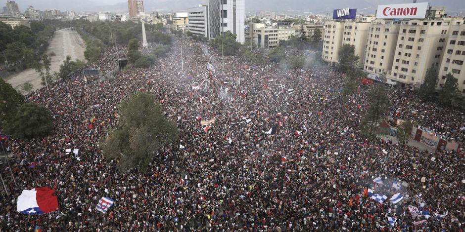 Toma las calles un millón de chilenos en marcha histórica