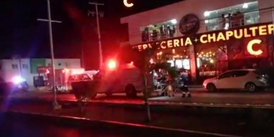Balacera en cervecería de Playa del Carmen deja un muerto y 11 heridos