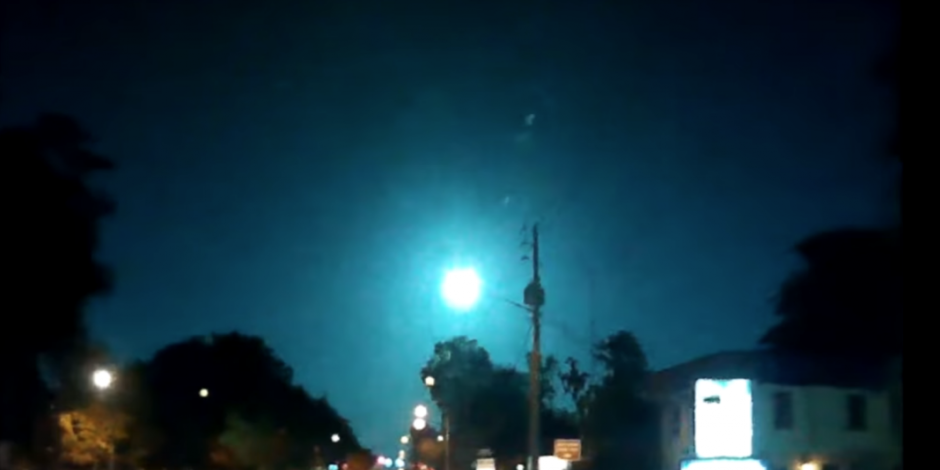 VIDEO: Descenso de meteorito ilumina el cielo de Florida