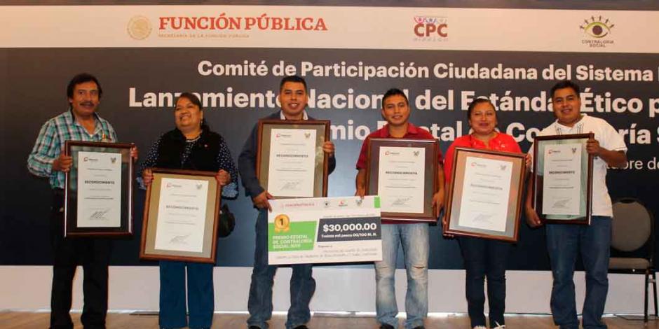 Gana Hidalgo premio de Contraloría Social