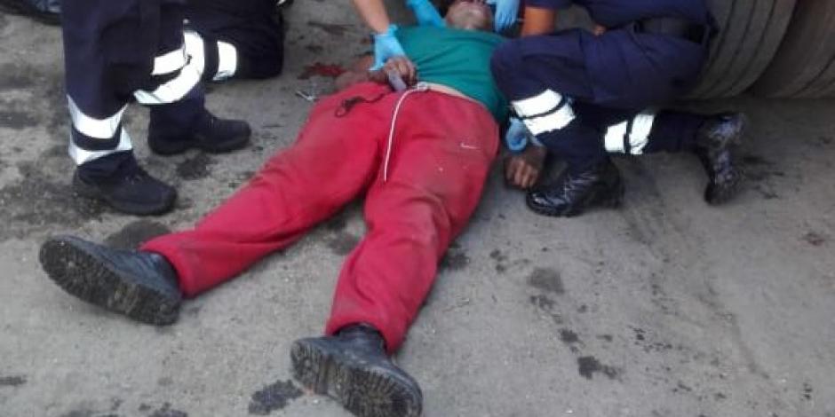 Asesinan a hombre en la Central de Abasto en Iztapalapa