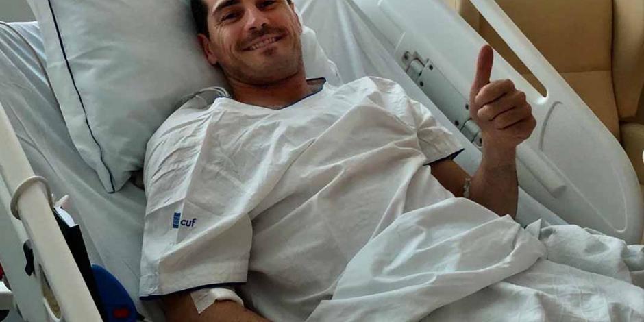 #Actualización Iker Casillas asegura que solo fue un susto y está optimista