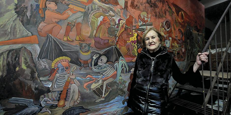 Muere la muralista Rina Lazo a los 96 años de edad