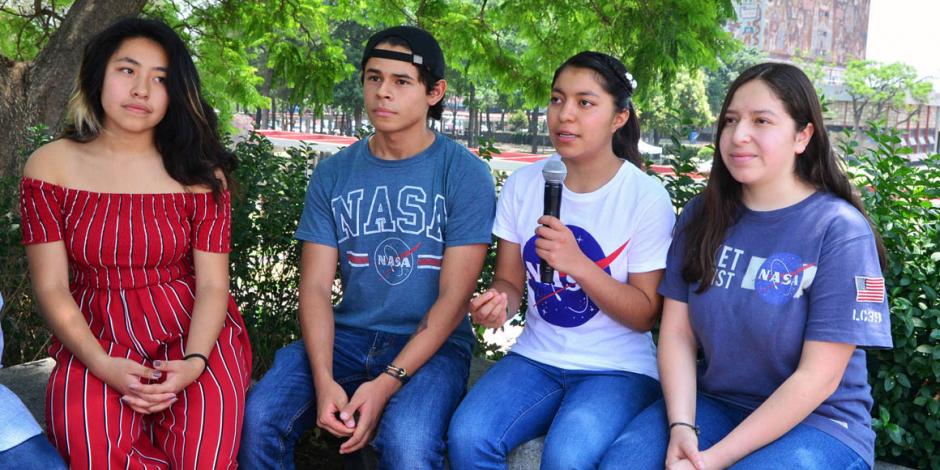 Estudiantes de preparatoria de la UNAM ganan concurso de la NASA