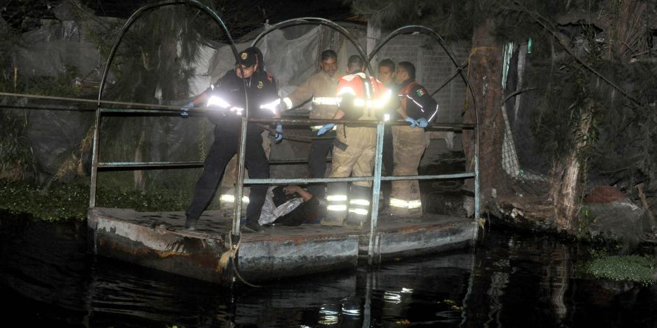 Hombre muere ahogado en el canal de Xochimilco