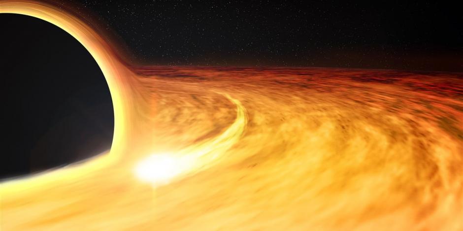 FOTOS: Captan el momento en que un agujero negro devora una estrella
