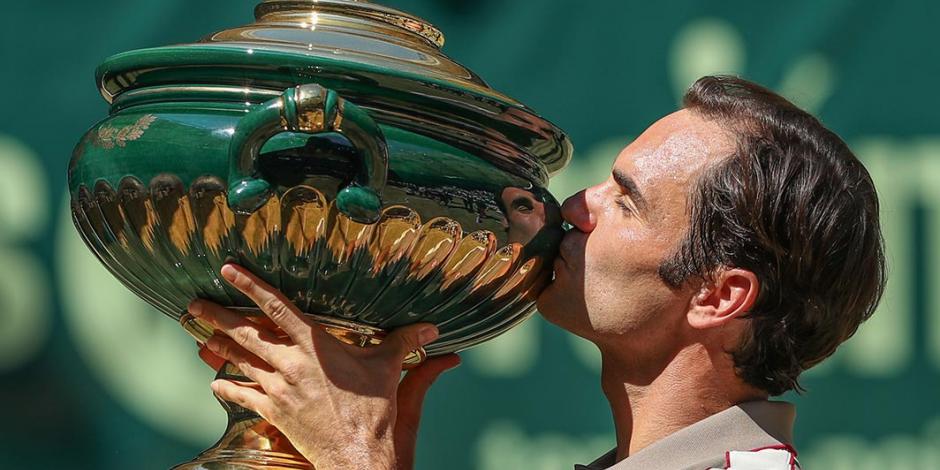 Roger Federer gana su torneo 102 en su historia como tenista