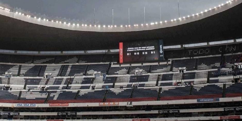 El Estadio Azteca, listo para recibir partido de NFL (VIDEO)