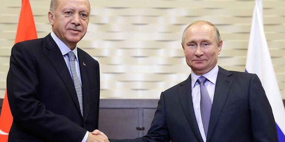 Putin y presidente de Turquía acuerdan crear zona segura en Siria