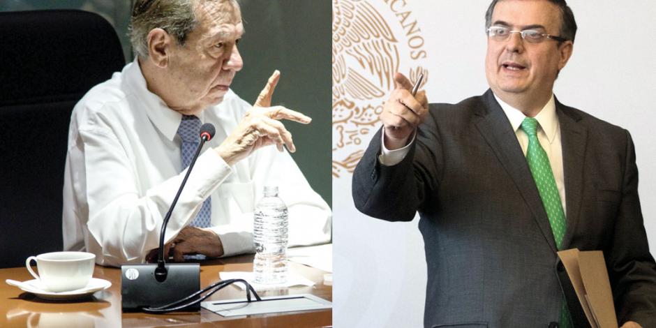 Pide Muñoz Ledo no ser socios de la migra; Ebrard: se aplica la ley