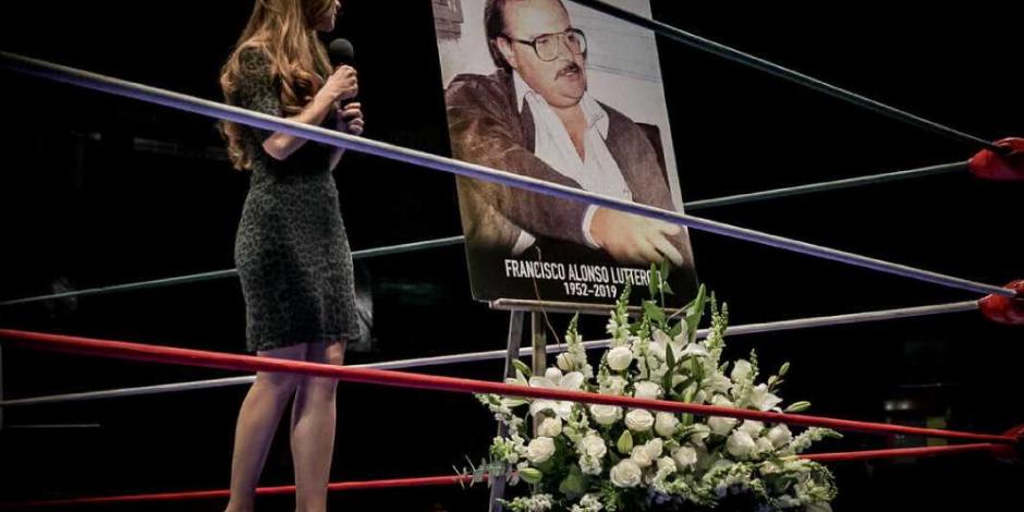 El CMLL reliza una misa en honor a Paco Alonso Lutteroth