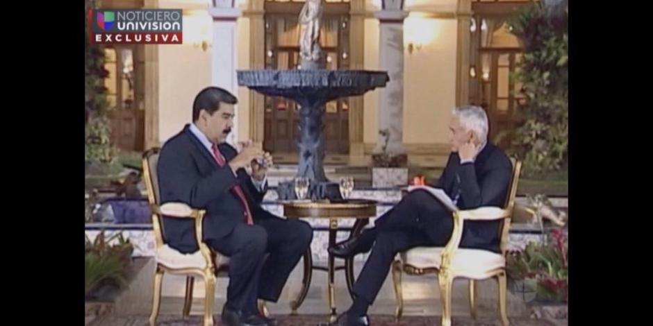 Recupera Jorge Ramos entrevista que le decomisó el régimen de Maduro