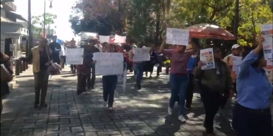 Marchan en Morelos por crimen de Samir Flores y contra termoeléctrica