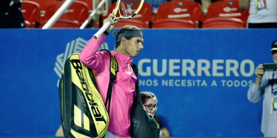 En dos sets Nadal gana en su debut del Abierto Mexicano de Tenis