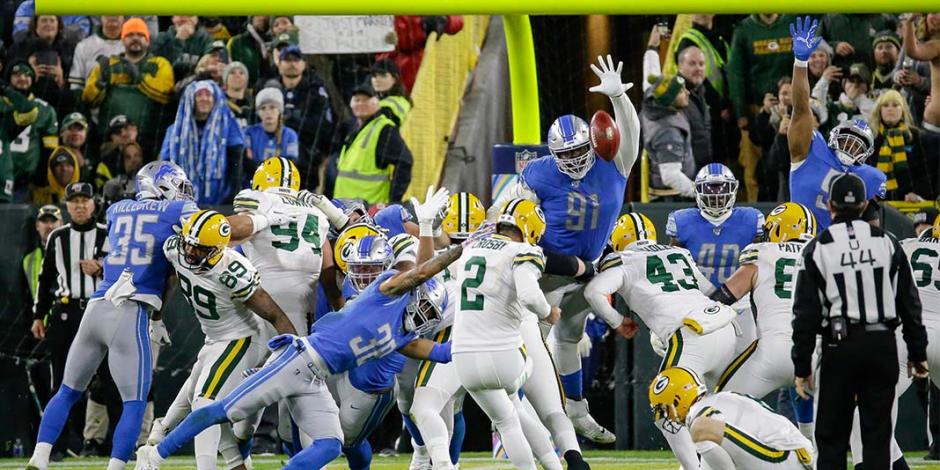 Gol de campo agónico da triunfo a Packers sobre Lions